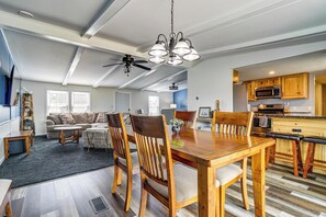 Interior - 75' Private Dock! Waterfront Nugent's Canal Home (Port Clinton)