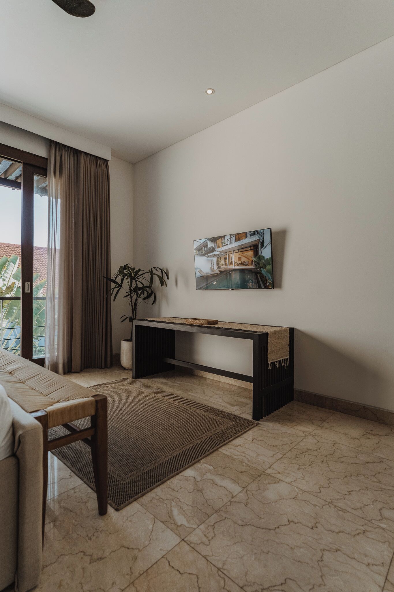 Villa, Balcony, Pool View | Living area