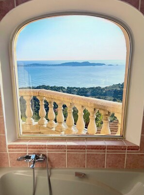 Interior - Large villa with exceptional sea view, private pool and tennis access (Hyères)