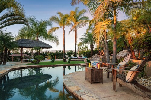 Resort Pool + Gorgeous Grounds + Basketball Court | Sunset Estate