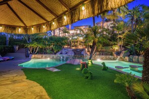 Pool - Sleeps 20 | Resort-Style Pool + Cabanas | Exclusive Poway Stay | Sunset Estate (Poway)