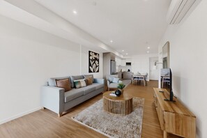 Living area - Stylish New Apartment with Modern Appliances (Cannington)