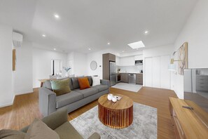 Living area - Freshly Built 2 Bed Apartment in Central Location (Cannington)