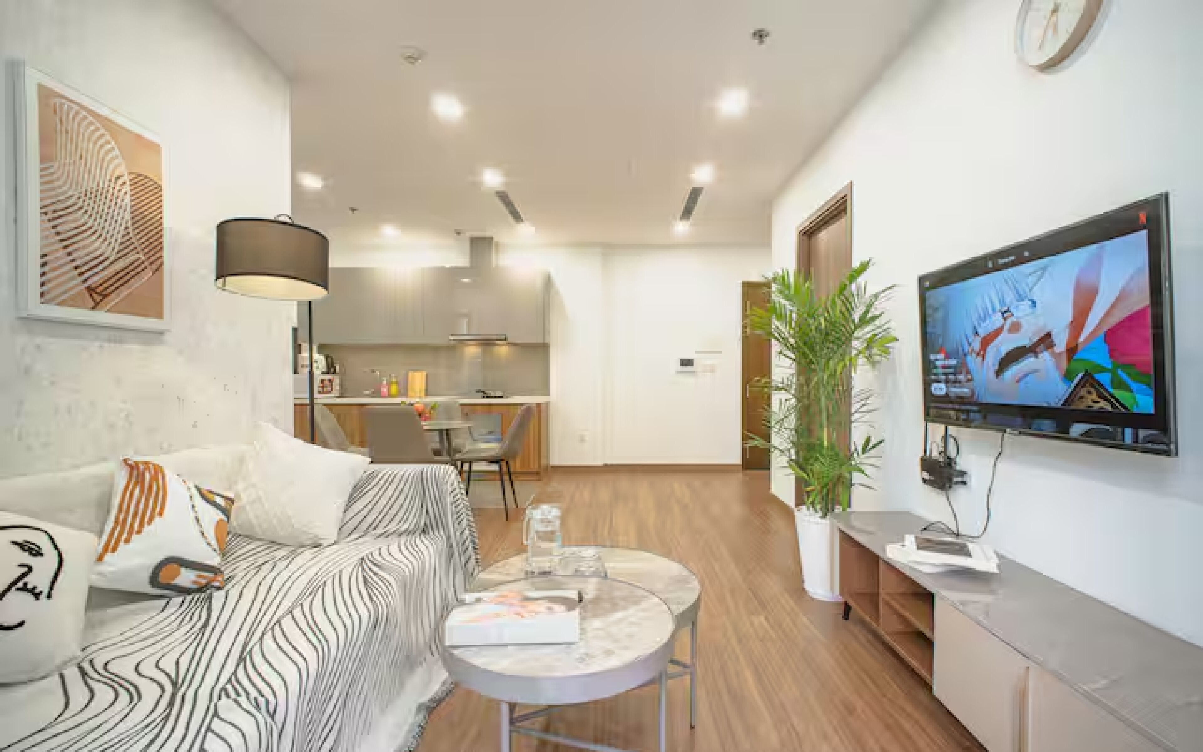 Căn hộ Deluxe, 1 phòng ngủ, bếp | Khu phòng khách