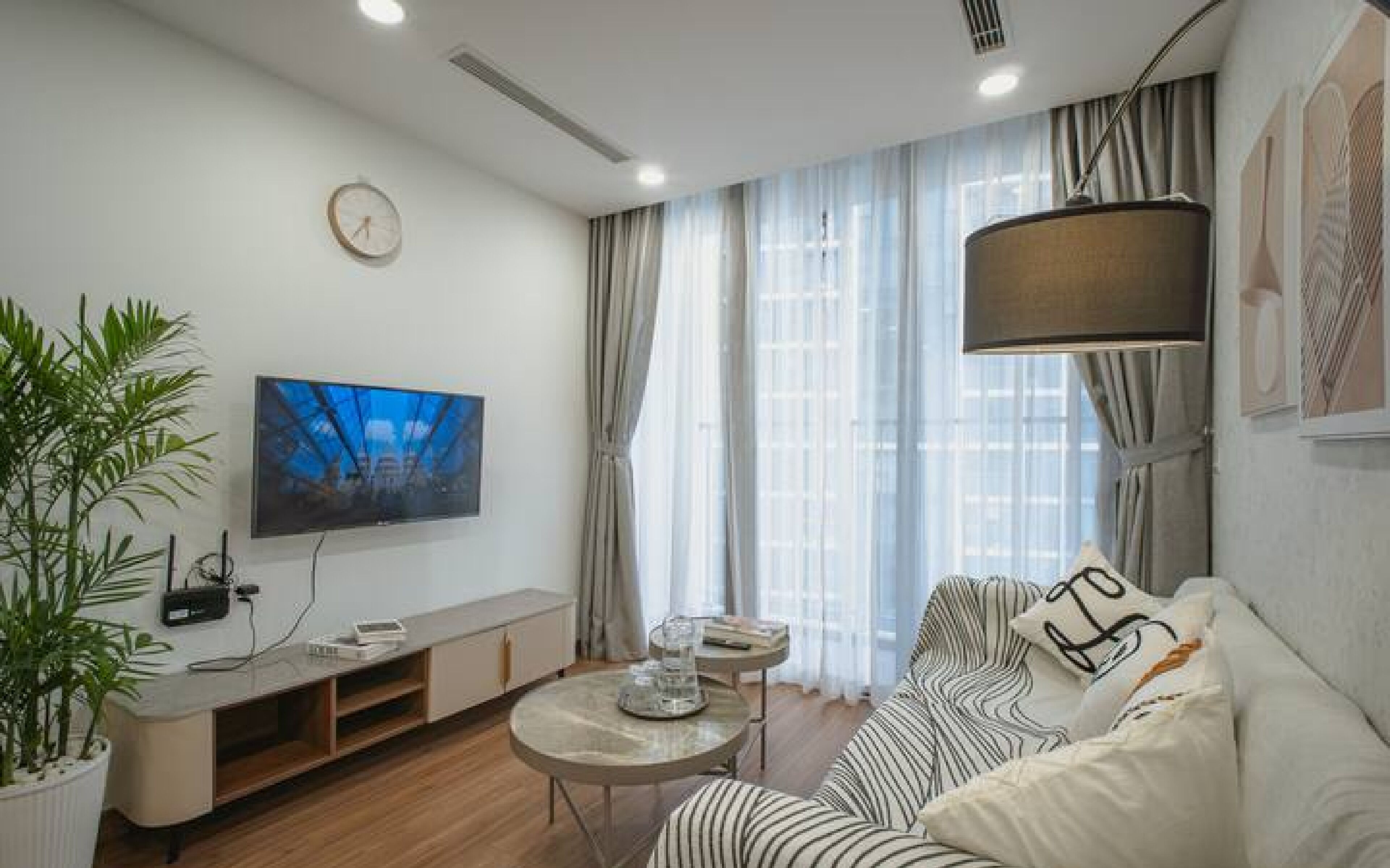 Leilighet – deluxe, 1 soverom, kjøkken | Oppholdsområde