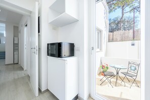 Appartement, vue mer | Coin séjour