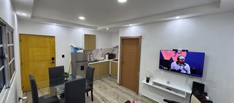 Modern and comfortable suite in Azua + AC + Wi-Fi