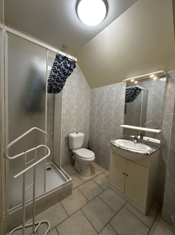 Bathroom - Connected apartments with an outdoor area and a pool (Saint-Côme-de-Fresné)