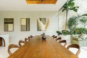 Dining - Tropical 6BR Luxury Villa with Beach Club Pool Design Amazing View (Badung Regenc)