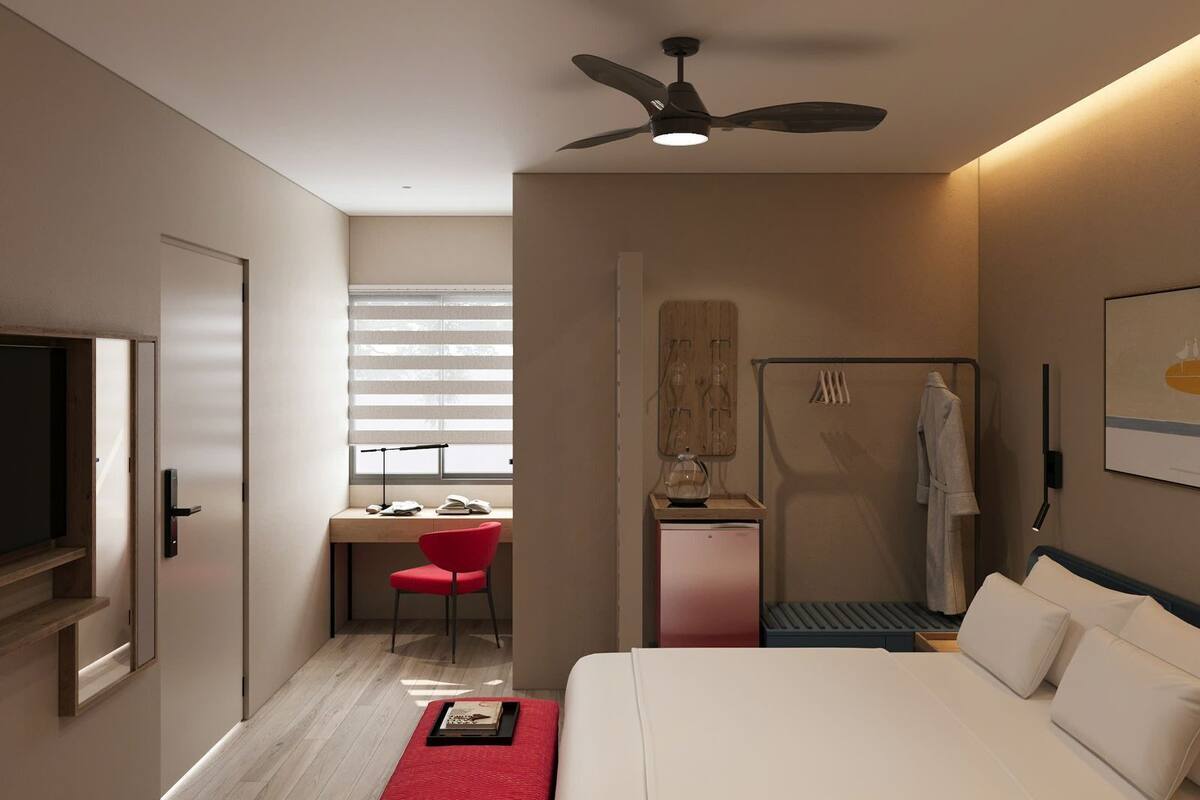 Habitación doble Premium, balcón, vista parcial al océano