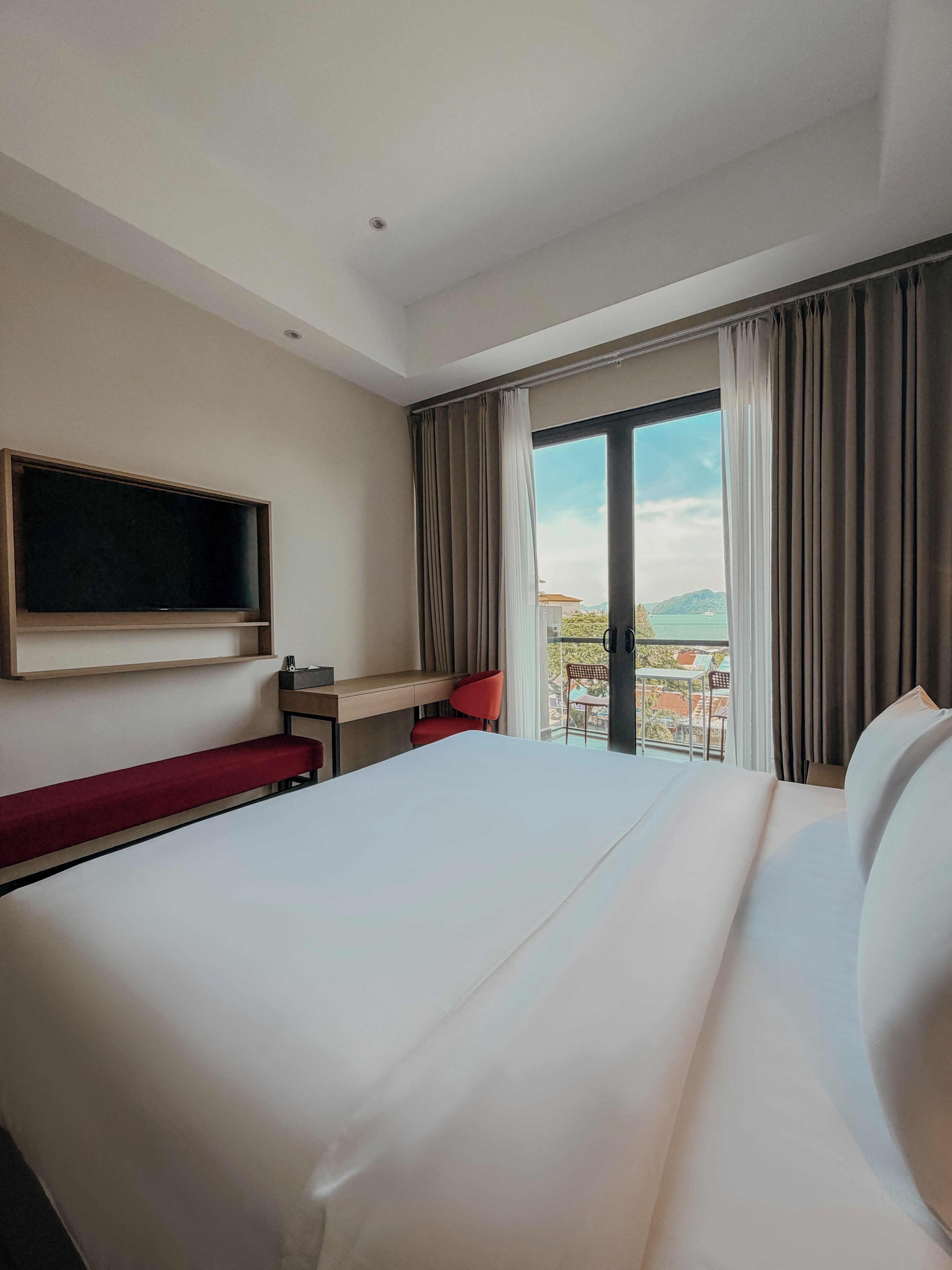Premium Double Room, Balcony, Partial Ocean View | Free WiFi