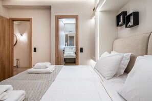 2 bedrooms, iron/ironing board, WiFi, bed sheets - The Apex Boutique Apartment B1 with Balcony, Wi-Fi and Air Conditioning (Athina)