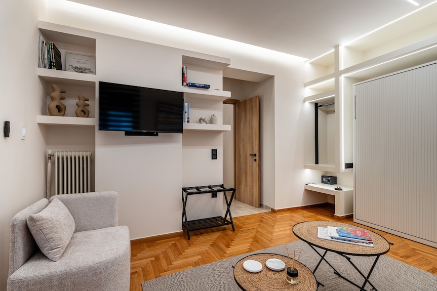 Appartement « The Apex Boutique Apartment B1 » Avec Balcon, Wi-fi Et Climatisation - Athènes