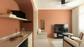 Phòng đôi Superior, quang cảnh sân vườn | Khu phòng khách