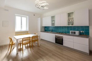 Superior appartement, uitzicht op de binnenplaats | Woonruimte