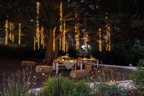 Outdoor dining - Dimora dei Semplici - Luxury Trulli Estate with Private Pool & Dining Experience (Puglia)