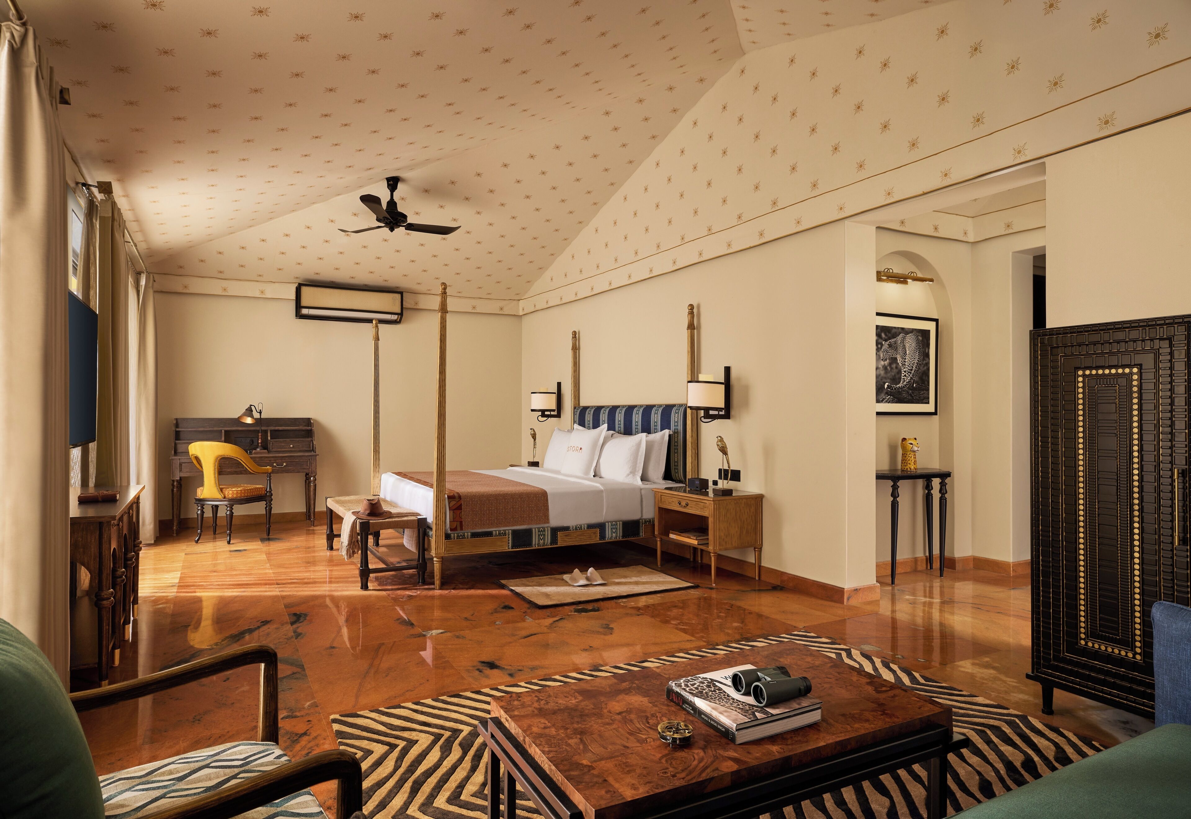 Luxury-Villa, Balkon, Gartenblick