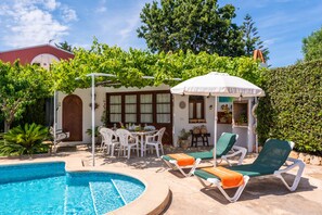 Pool - Tolo 3 bedroom villa, Cala'n Blanes (Ciutadella de Menorca)