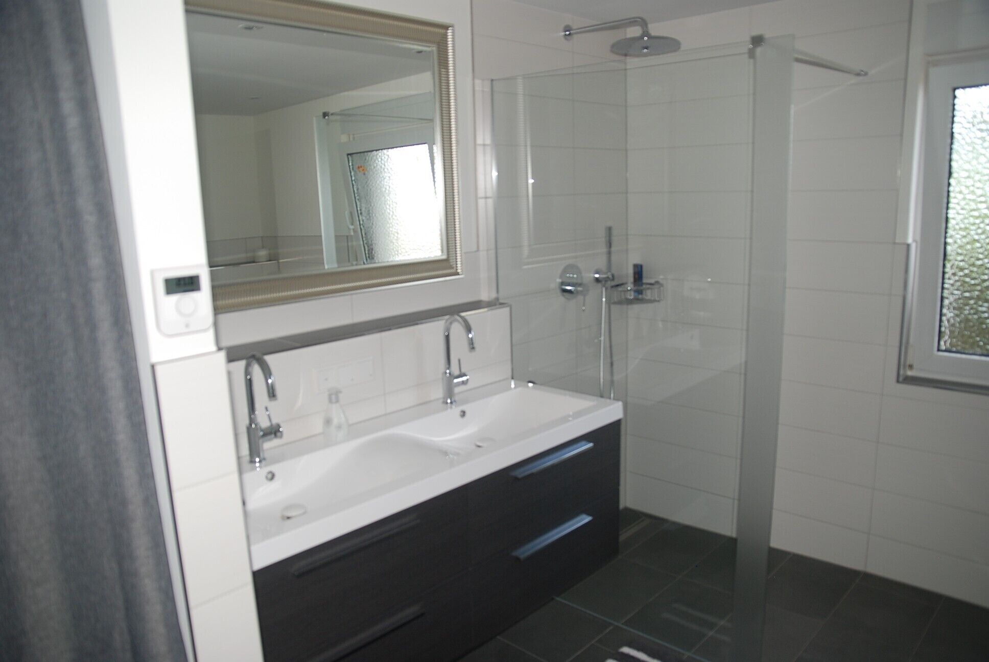 Shower, hair dryer