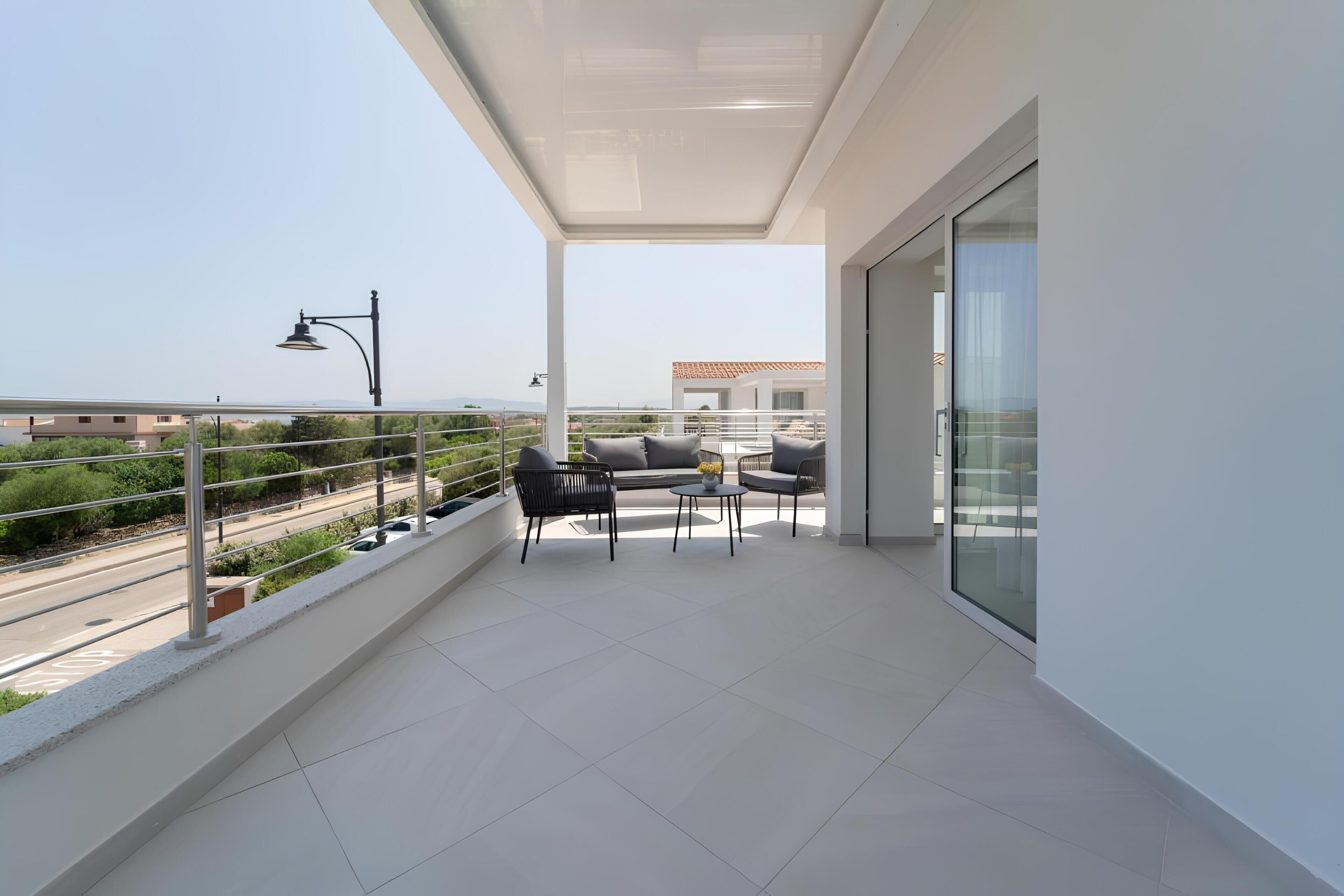 Panoramic-Apartment, Meerblick | Terrasse/Patio