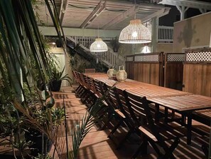 Outdoor dining - Heart of OB Walk to Beach Townhome with Garage (San Diego)