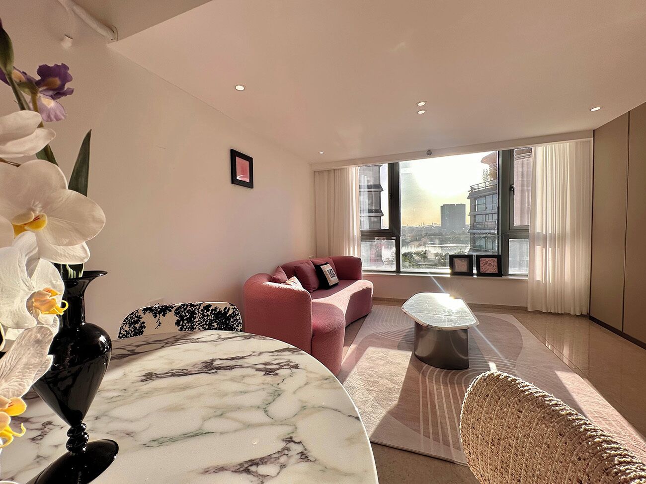 Loft superior, 3 habitaciones, vistas al canal | Zona de estar