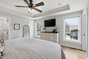 Room - Welcome to your luxury Lee’s Summit getaway—a high-end 4-bedroom, 3-bath home designed for comfortable group stays with a true “vacation mode” backyard. (Lees Summit)