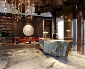 Lobby - Distinguished Three Bedroom London Apartment with panoramic Views (London)