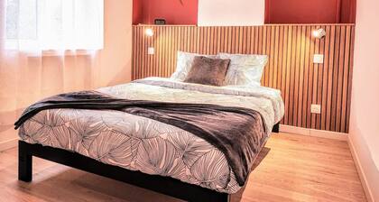 Japandi 4 Chambres Wifi Proche Parc Barbieux