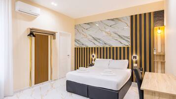 Chambre Standard double ou avec lits jumeaux | Coffre-fort, espace de travail pour ordinateurs portables