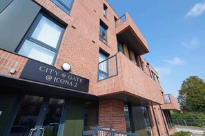 Exterior detail - Modern York Apartment w/ Free Parking & WiFi (York)