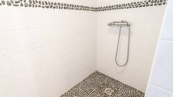Shower, hair dryer