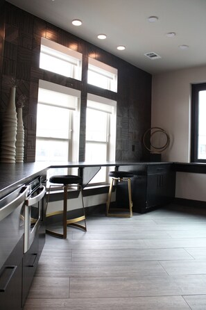 Interior - Luxe by Noir — Oasis with Resort Pool & Work Haven (Addison)