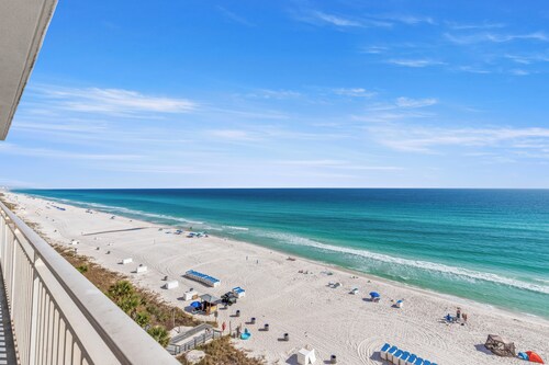 TWO GULF-FRONT MASTERS - BEST 2br in Splash, End Unit, Included Beach Chairs!