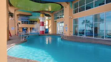 Indoor pool, a heated pool