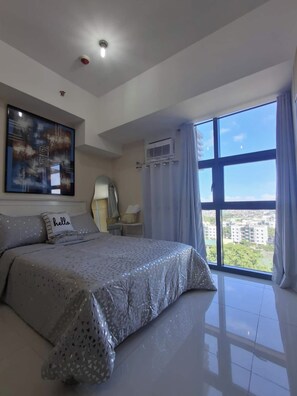 Comfort Studio, 1 Queen Bed with Sofa bed, Pool Access, City View | View from room - Your Cozy Escape at The Viceroy (Taguig)