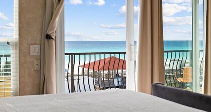Direct Gulf view-Private Pool-Sleeps 16-6BD-Pet friendly