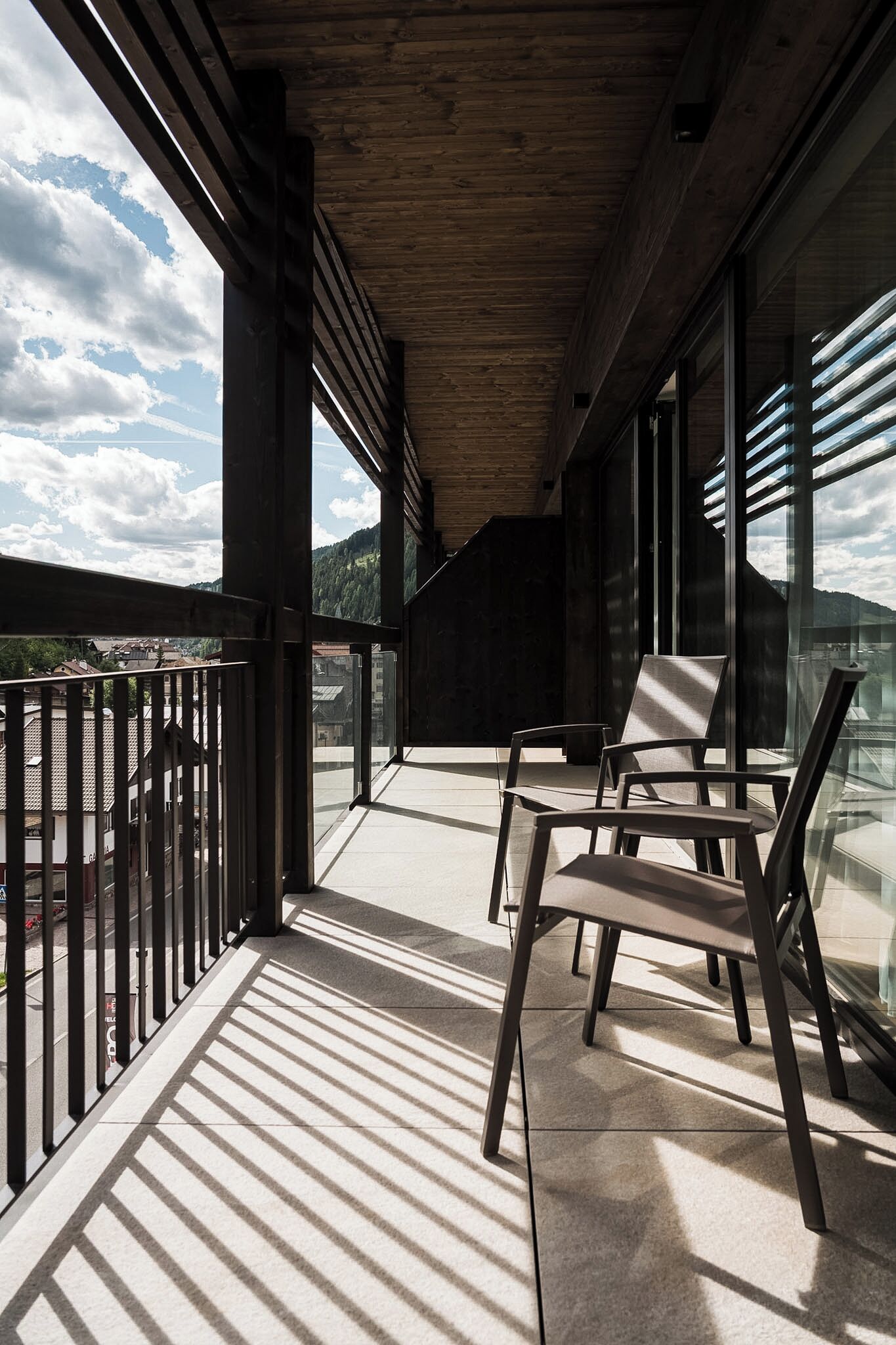 Deluxe-Suite, 2 Schlafzimmer, Balkon, Bergseite | Balkon