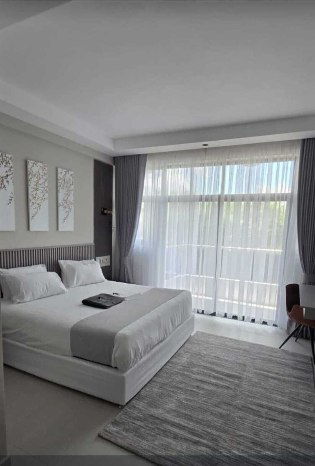 Dobbelt- eller tomannsrom – deluxe, hageutsikt