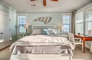 Free WiFi, bed sheets - Kure Surf Shack - 5 bed, oceanfront with large pool and elevator (Kure Beach)