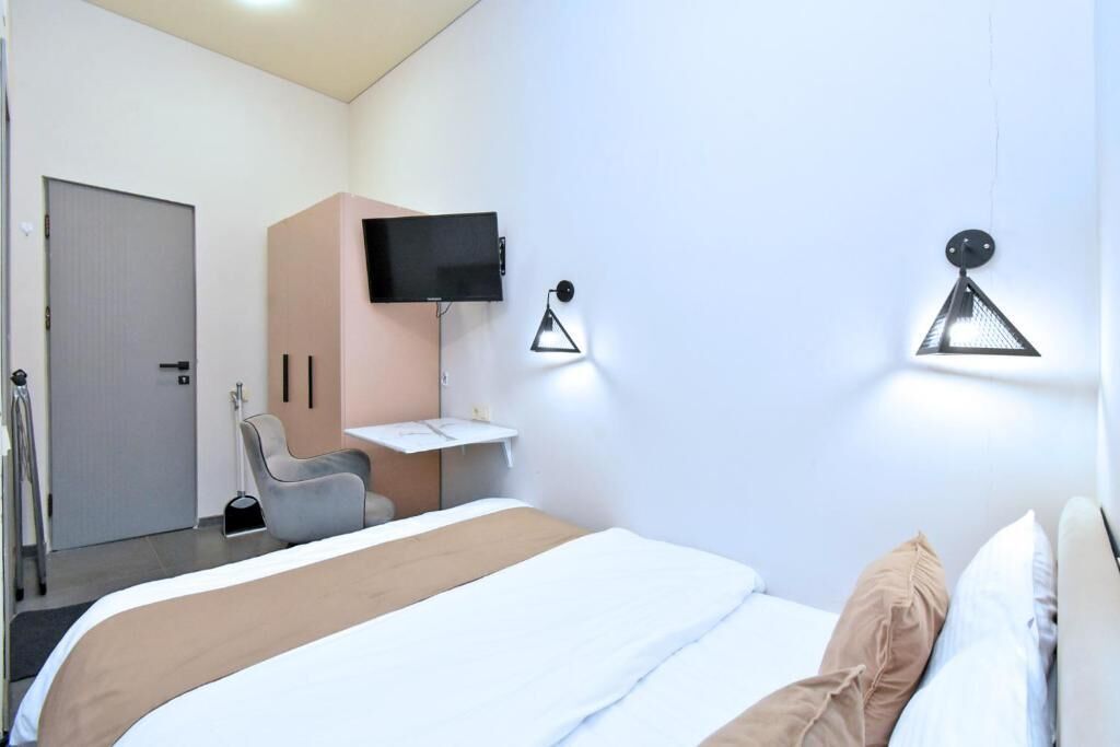 Basic-Apartment, Blick auf den Innenhof