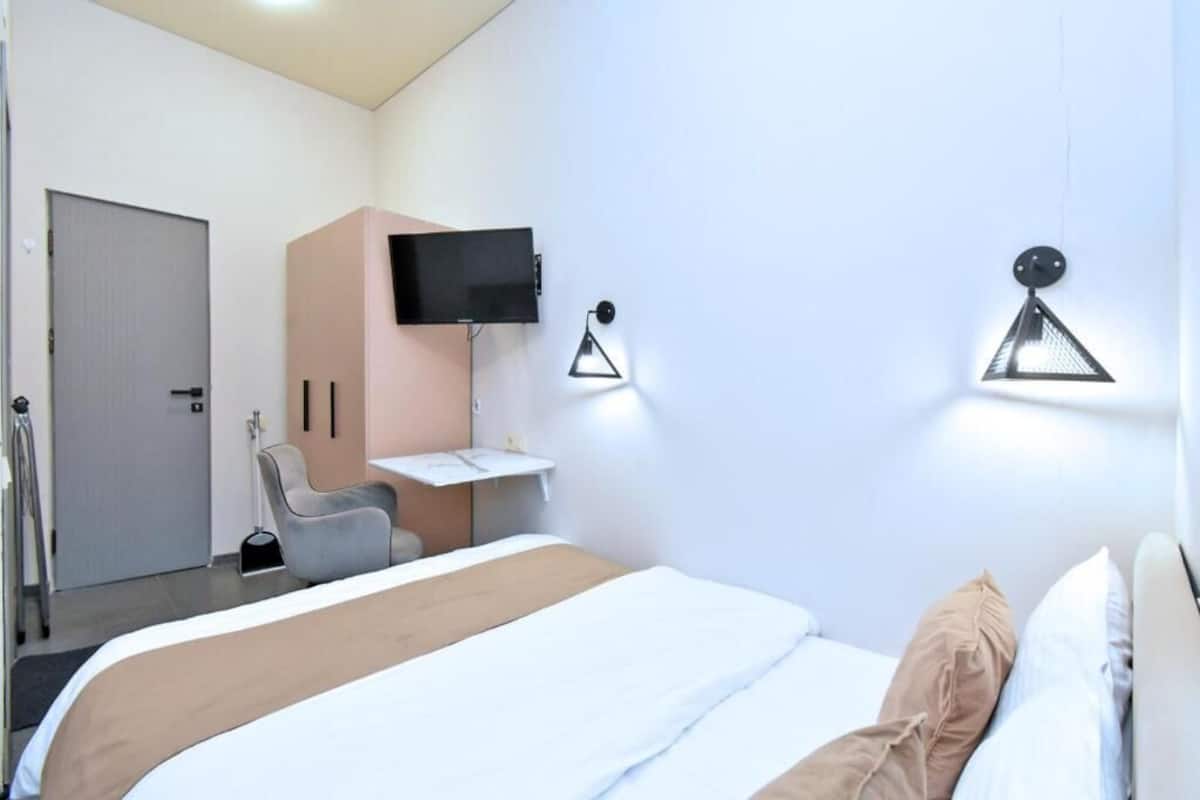 Basic-Apartment, Blick auf den Innenhof