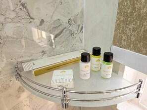 Bathroom amenities - Vaikuntha Stays Hotel (Indore)