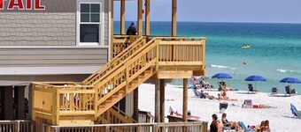 Under New Management! Steps to Beach! Gulf Views, Pool, Balconies – Sleeps 14