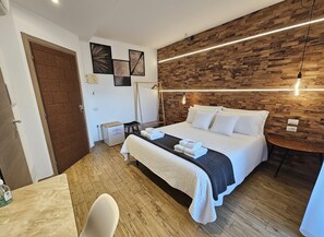 Kamar Double, balkon, pemandangan kota