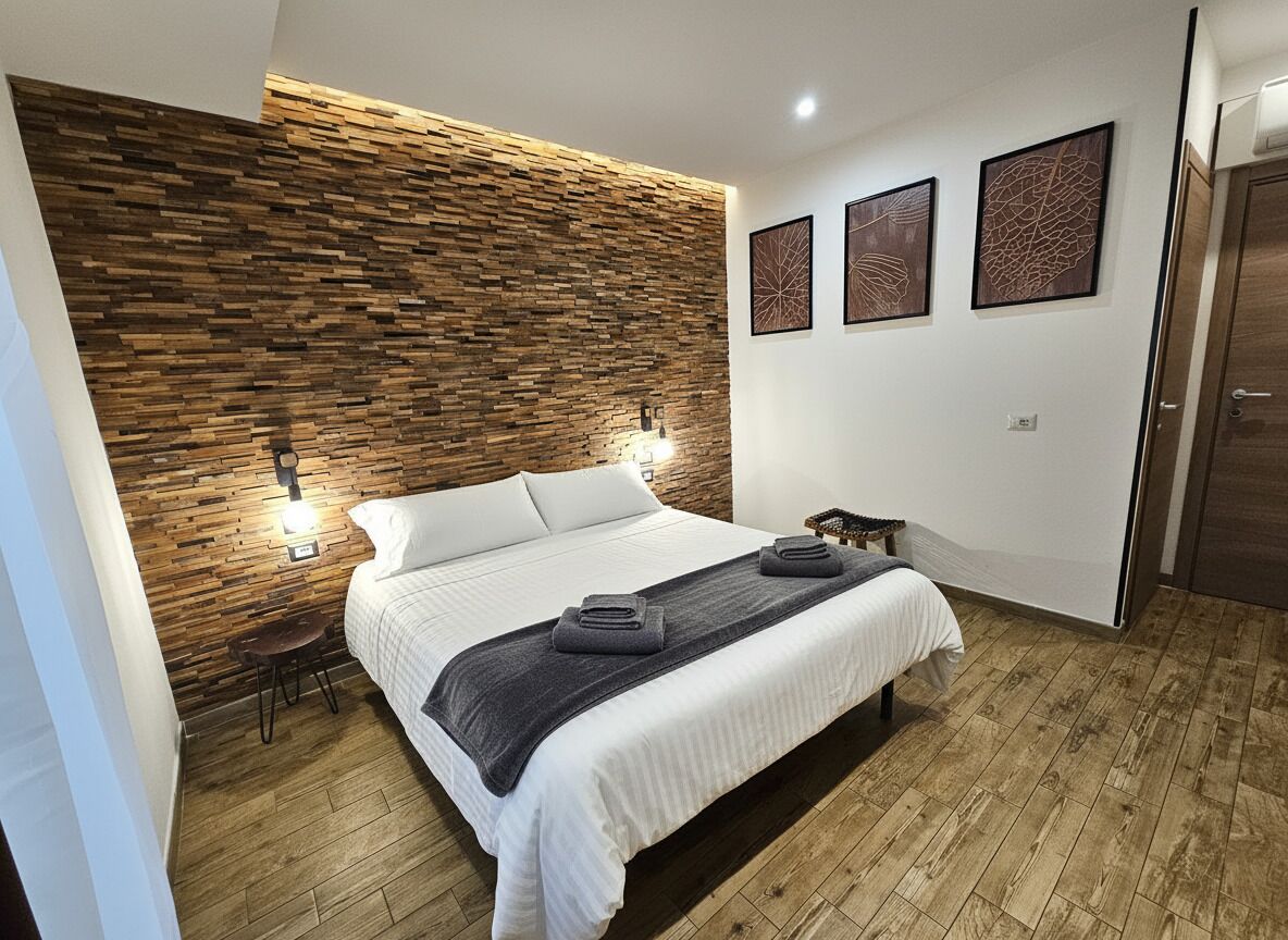 Kamar Double, balkon, pemandangan kota