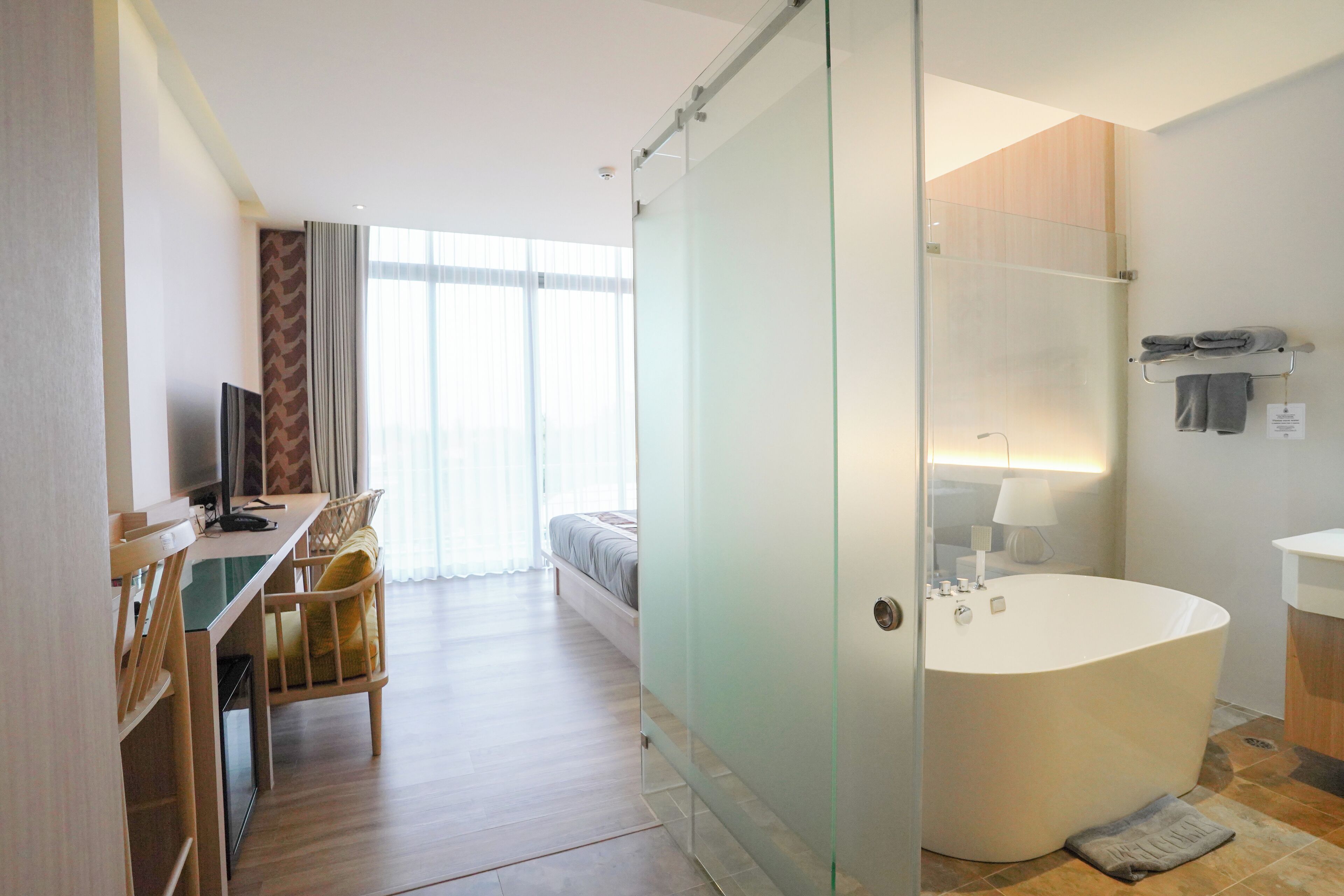 高級雙人房, 海景