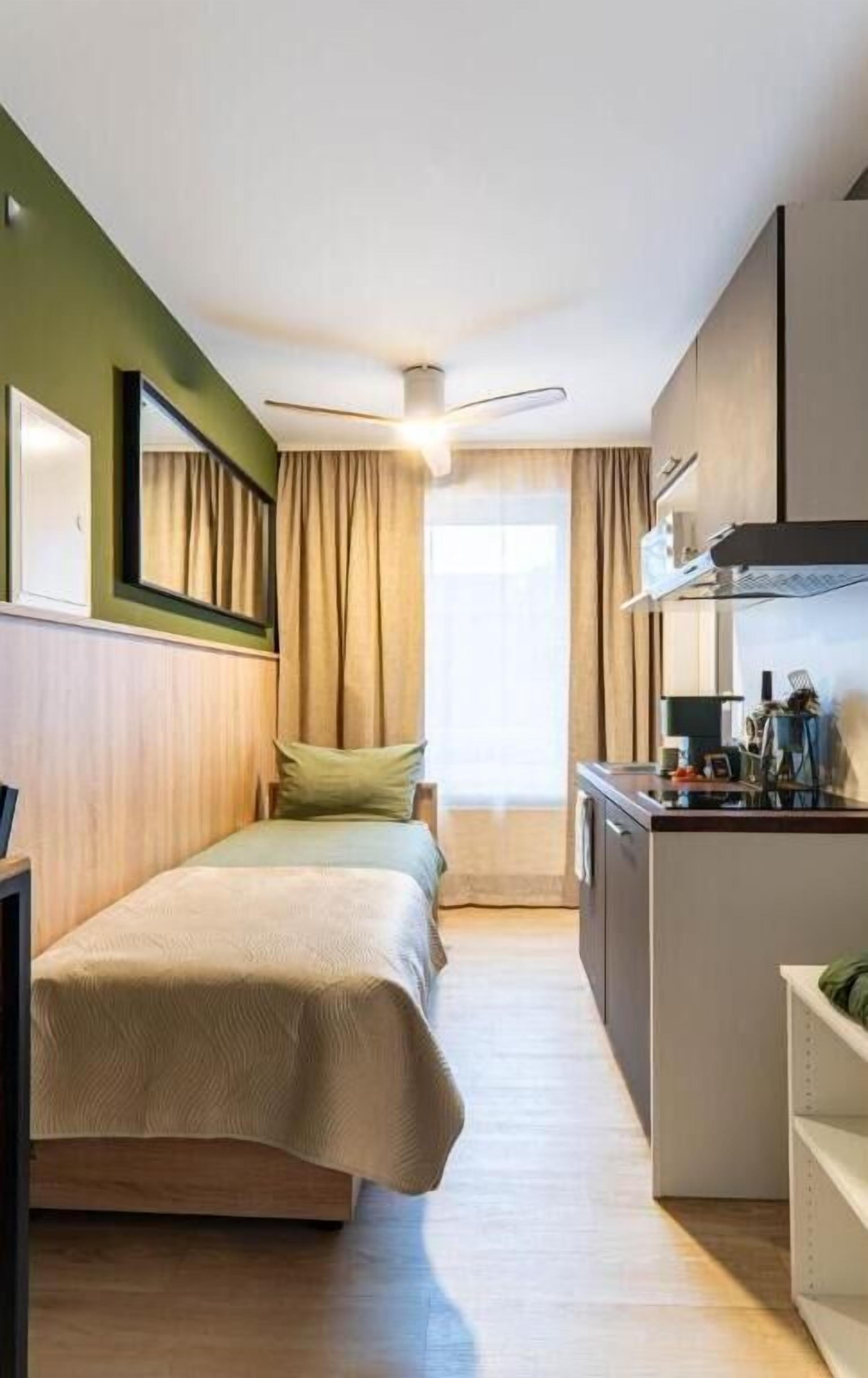 Einzelzimmer, 1 großes Einzelbett, Nichtraucher, Küche