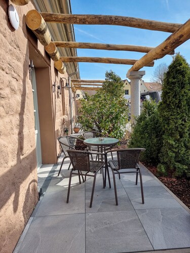 Komfortables Appartement mit Terrasse, moderner Ausstattung