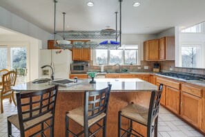 House (6 Bedrooms) | Interior - Acadia Adventure Base: 4,500-sq-ft Group Getaway (Mount Desert)